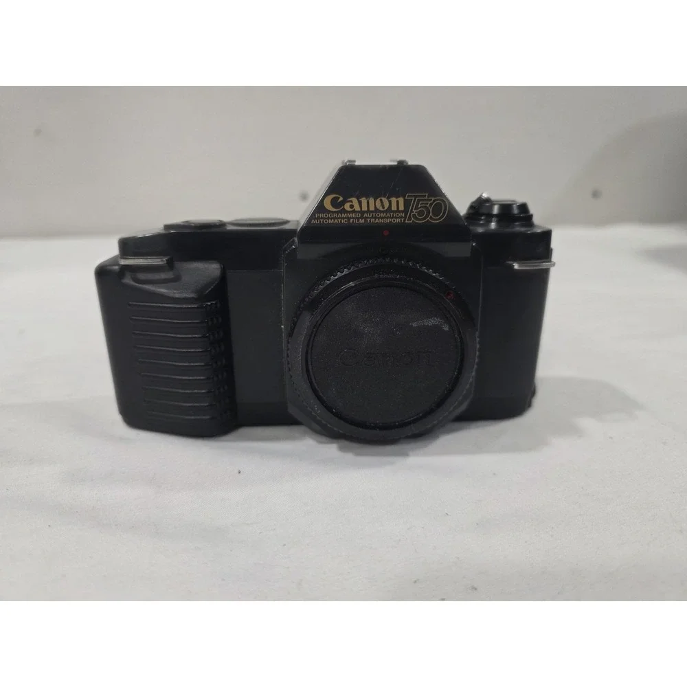 Canon T50 35mm SLR Film Camera Body Only untested See Pictures For Condition
